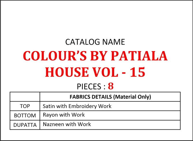 Colors by Patiyala House vol 15 Punjabi designer salwar suit